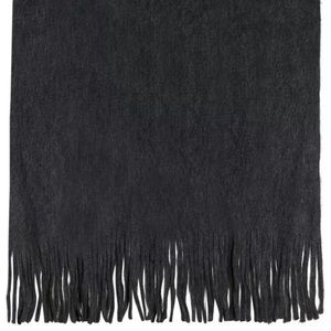 Steve Madden Charcoal Gray Blanket Wrap Scarf